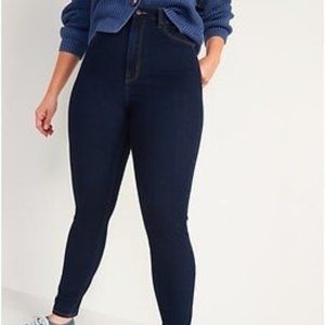 Old Navy Higher High-Waisted Rockstar Built in Sculpt Jeans